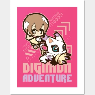 digimon adventure hikari gatomon Posters and Art